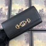 구찌 GUCCI 주미 가죽 장지갑 573612