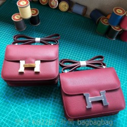 에르메스 HERMES 콘스탄스 epsom가죽 금장 은장