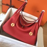 에르메스 HERMES 린디 Lindy Togo가죽 금장 은장
