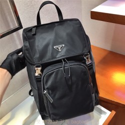 프라다 PRADA   리나일론 삼각 로고 백팩 2VZ135