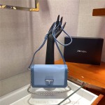 프라다 PRADA 나일론 삼각로고 크로스백 1BP019