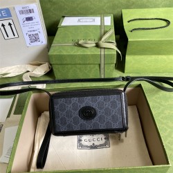 구찌 인터로킹 G 디테일의 미니백 671674 GUCCI