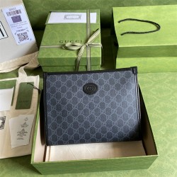 구찌 GUCCI 남성 남자 672956 인터로킹 G 클러치백
