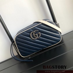 구찌 GUCCI 447632 GG 마몬트 마몽 스몰 마틀라세 숄더백