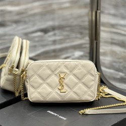 입생로랑 YSL 608941 여성 BECKY  베키 모노그램 금장로고 체인 크로스백 카메라백 