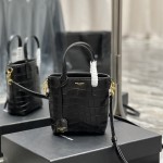 입생로랑 YSL 712367 미니 토이 쇼퍼백 크로커다일 미니토트백 