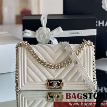 샤넬 CHANEL 캐비어 보이백 Leboy 25CM