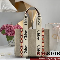 끌로에 Chloe 37cm 우디 토트백 미디움