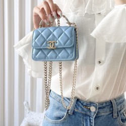 샤넬 CHANEL 미니 탑핸들 플랩백