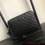 구찌 GUCCI 남자 클러치백 GG 블랙 남성 가방 495562