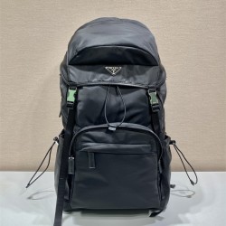 프라다 PRADA  리나일론 및 사피아노 가죽 백팩 2 2VZ090