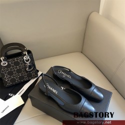 샤넬 CHANEL 힐 샌들 슬리퍼