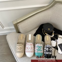 샤넬 CHANEL 힐 샌들 슬리퍼