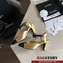 샤넬 CHANEL 힐 샌들 슬리퍼