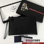 프라다 PRADA   빈티지 카프스킨 사피아노 클러치백 2NG005