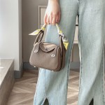 에르메스 HERMES 미니 린디 Mini Lindy Togo가죽 금장 은장