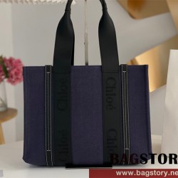 끌로에 Chloe 37cm 우디 토트백 미디움