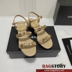 샤넬 CHANEL 힐 샌들 슬리퍼