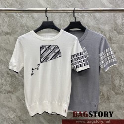 톰브라운 THOM BROWNE 니트 반팔티