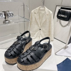 프라다 PRADA 힐 샌들 슬리퍼 5cm