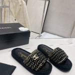 샤넬 CHANEL 힐 샌들 슬리퍼