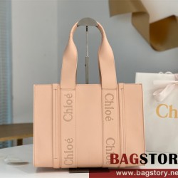 끌로에 Chloe 37cm 우디 토트백 미디움