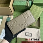 구찌 GUCCI  점보 GG 지퍼 달린 지갑 739484