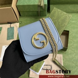 구찌 GUCCI 블론디 미디엄 체인 지갑 크로스백 725219