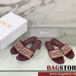 디올 DIOR 힐 샌들 슬리퍼 4.5cm