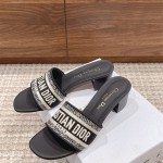 디올 DIOR 힐 샌들 슬리퍼 4.5cm