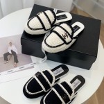 샤넬 CHANEL 힐 샌들 슬리퍼