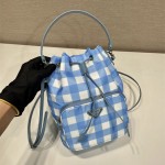 프라다 PRADA 나일론 버킷백 1BH038