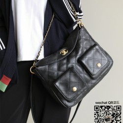 샤넬 CHANEL 신상 투포켓 호보 핸들백 미디움 as4743