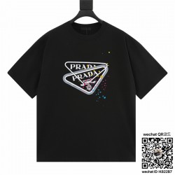 프라다 PRADA 반팔티 남여공용