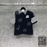 톰브라운 THOM BROWNE 니트 반팔티