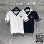 톰브라운 THOM BROWNE 니트 반팔티