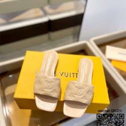 루이비통 LV 힐 샌들 슬리퍼