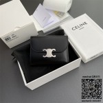 셀린느 CELINE 트리오페 캔버스 반지갑