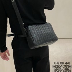 보테가베네타 미디엄 인트레치아토 카메라 백 크로스바디백 755925